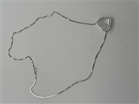 Collana Gioielleria Dossena  Donna in Oro bianco Diamante COOR-290-253